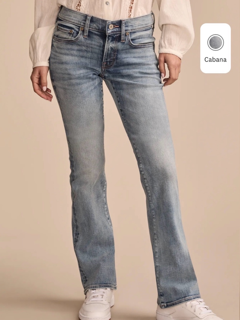 Lucky Brand Light Blue Mid Rise Boot Jeans